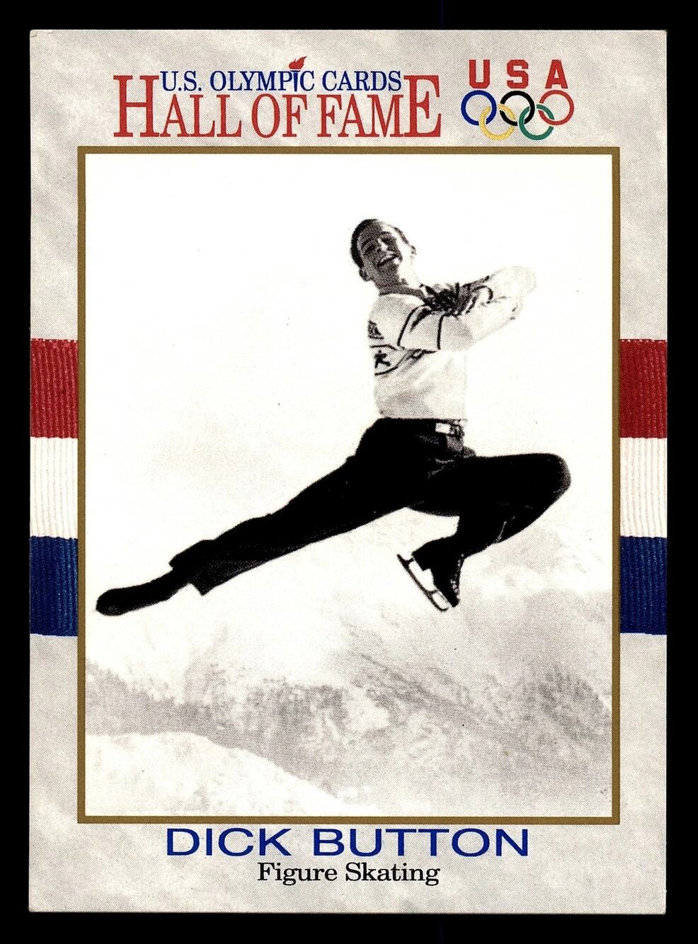 1991 Impel U.S. Olympic Hall of Fame #12 Dick Button Card - Picture 1 of 2